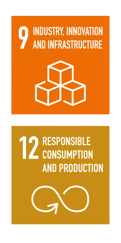 Sustainability goals 9, 12